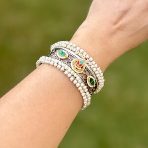 German Silver Fusion Adjustable Kada