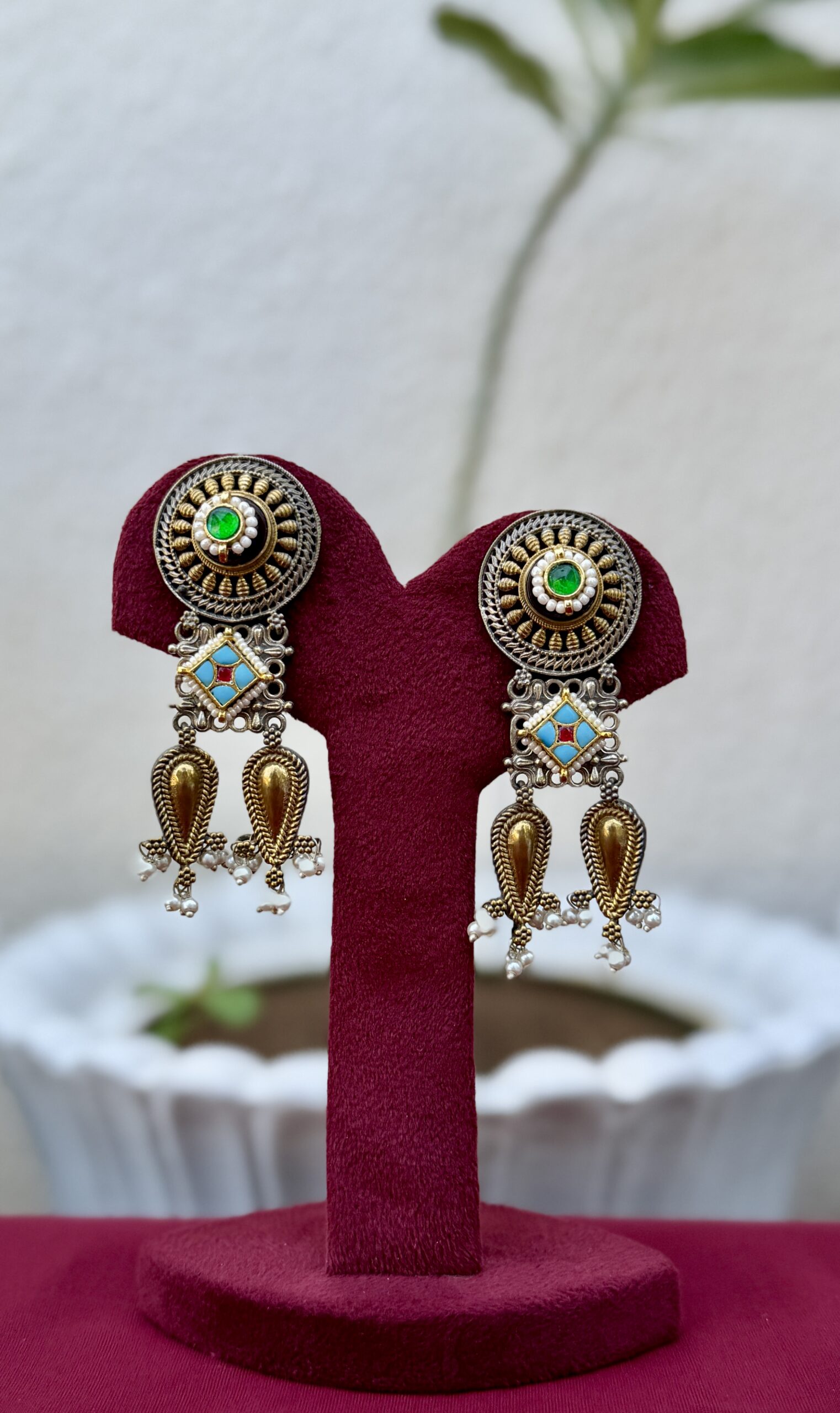 German Silver Fusion Earrings