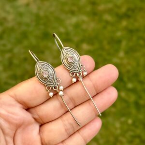 German Silver Needle Earcuffs