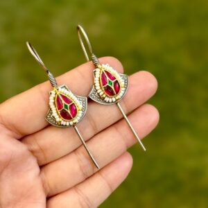 German Silver Needle Earcuffs
