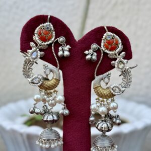 German Silver Peacock Kaanphool