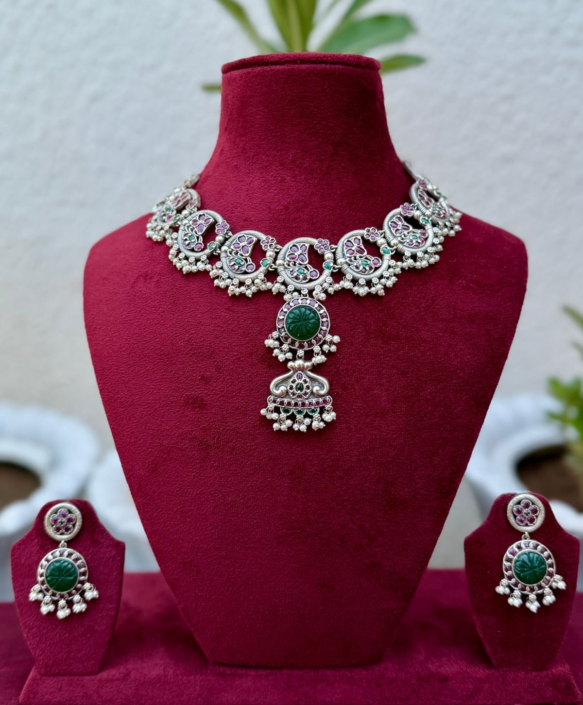 German Silver Rani Sa Necklace for Women