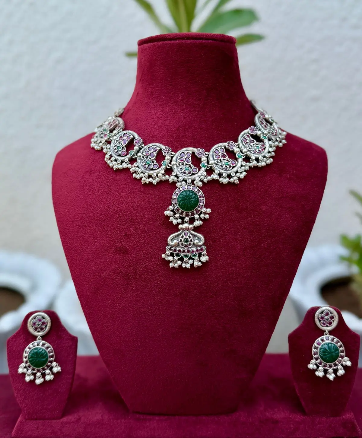 German Silver Rani Sa Necklace for Women