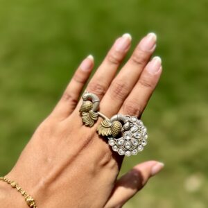 Peacock Dual Tone Ring