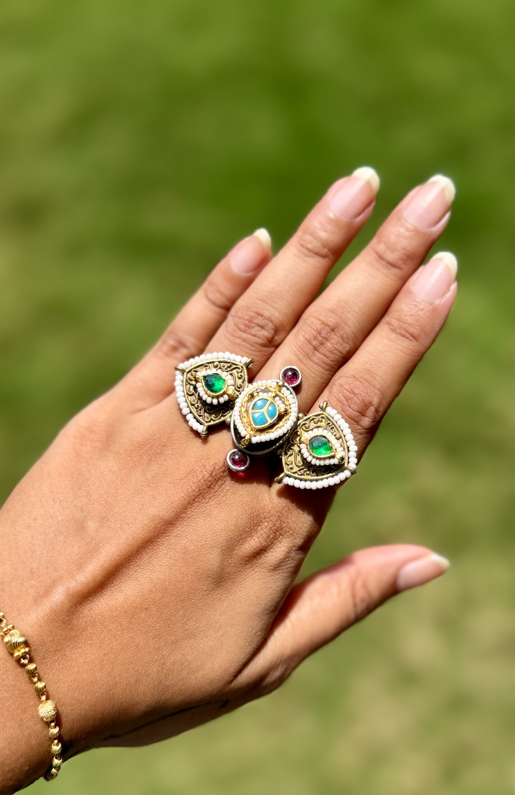 Fusion German Silver Ring