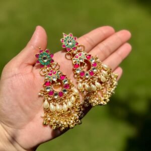 Kundan Earrings - AKE015