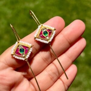 Kundan Needle Earcuffs - AKE024