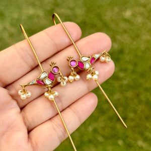 Polki Kundan Earcuffs