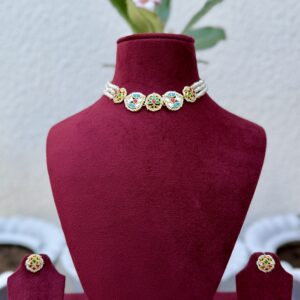Rangoli Kundan Choker