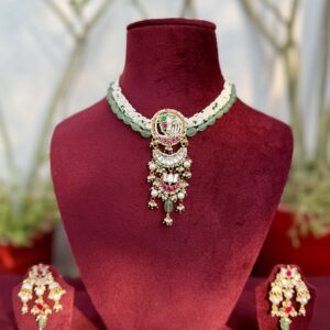 Lotus Kundan Necklace