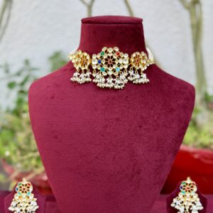 Satrangi Kundan Choker