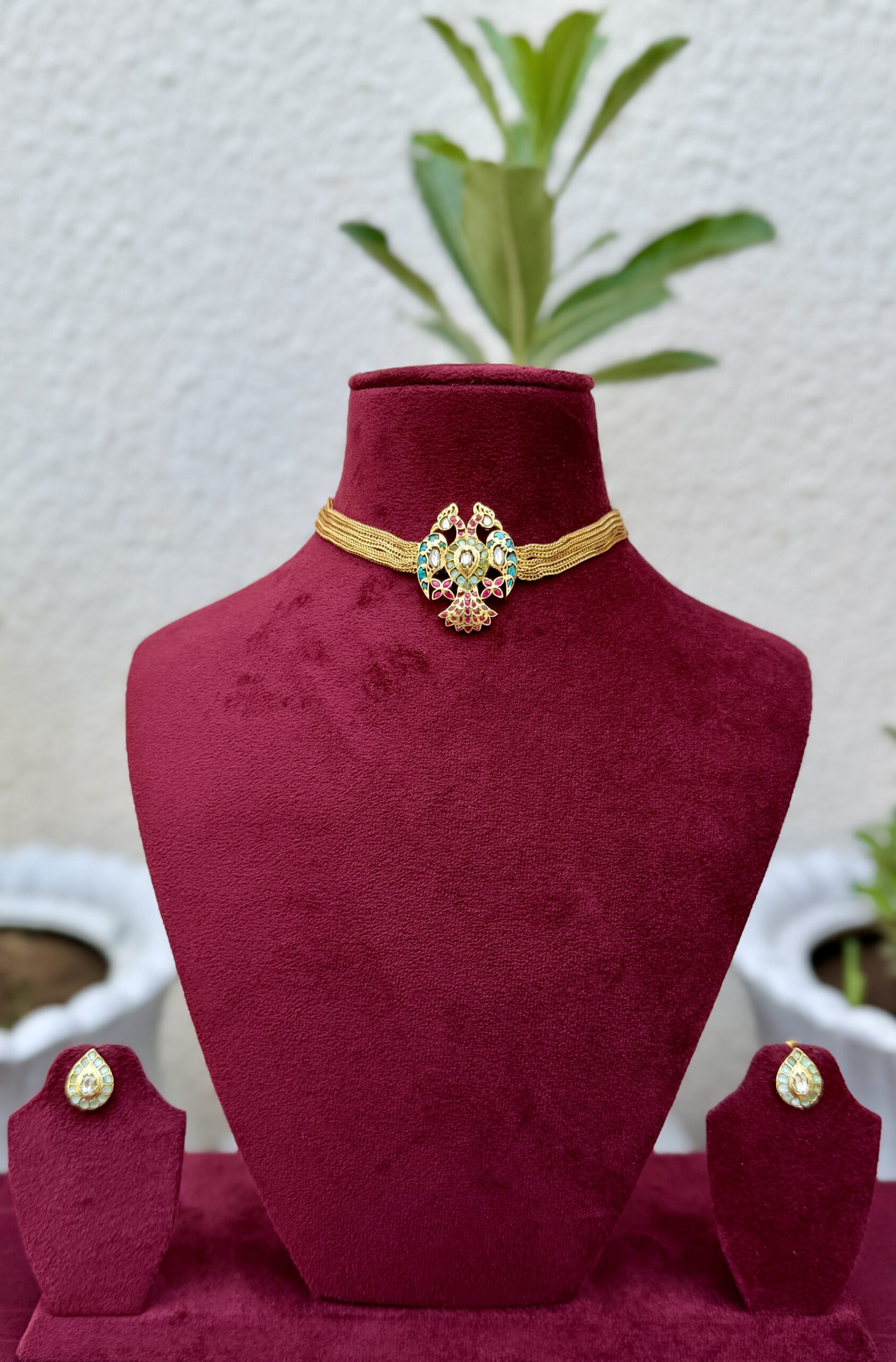 Morbagh Jadau Choker
