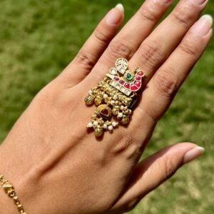 Pachi Kundan Ring