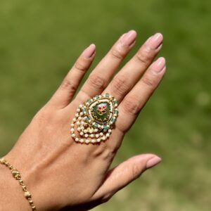 Pachi Kundan Ring