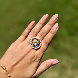 Pachi Kundan Ring