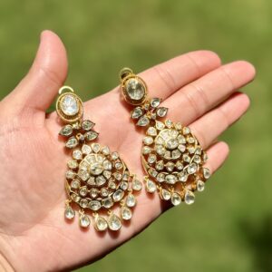 Polki Long Earrings