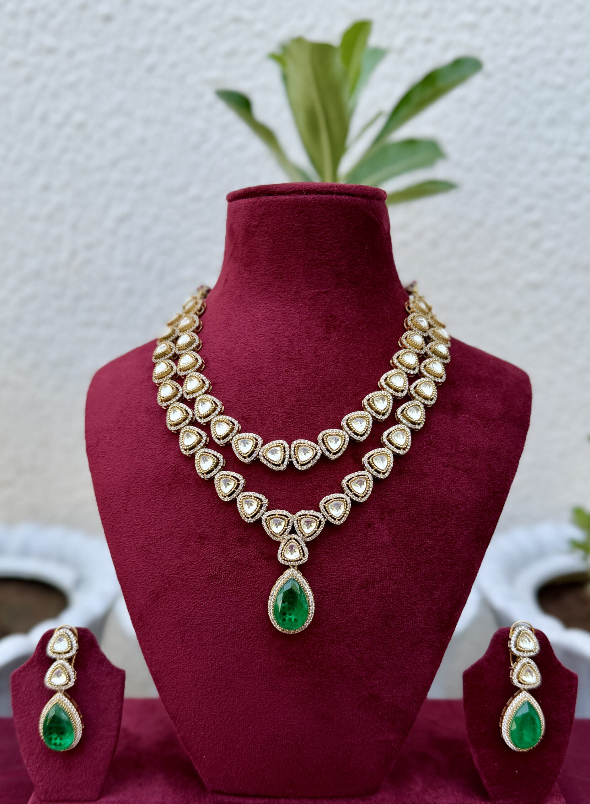 Moissanite Double Layered Necklace