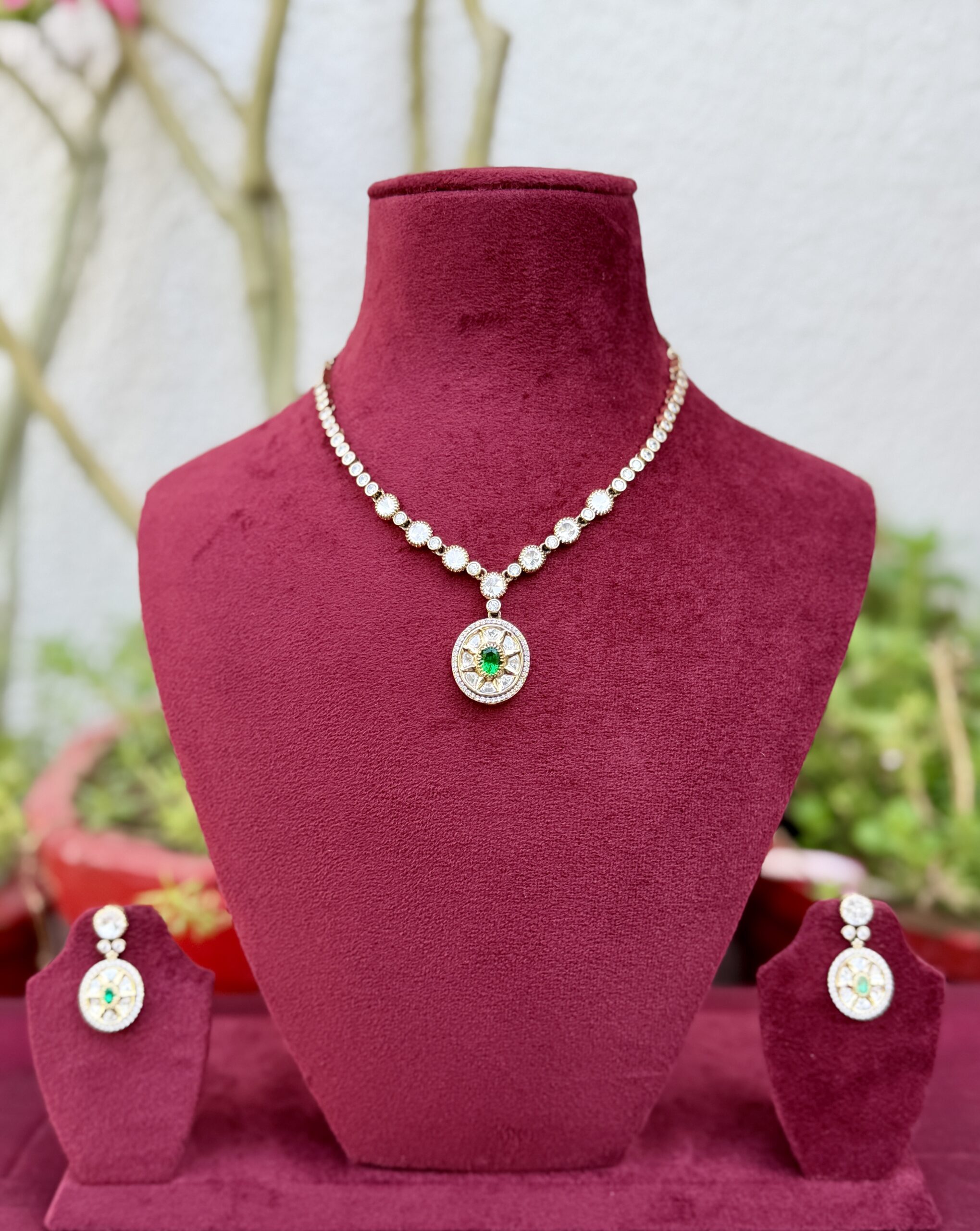 Delicate Polki Kundan Necklace