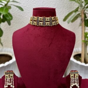 Multi Kundan Choker - AKN050