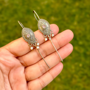 German Silver Needle Earcuffs for Women