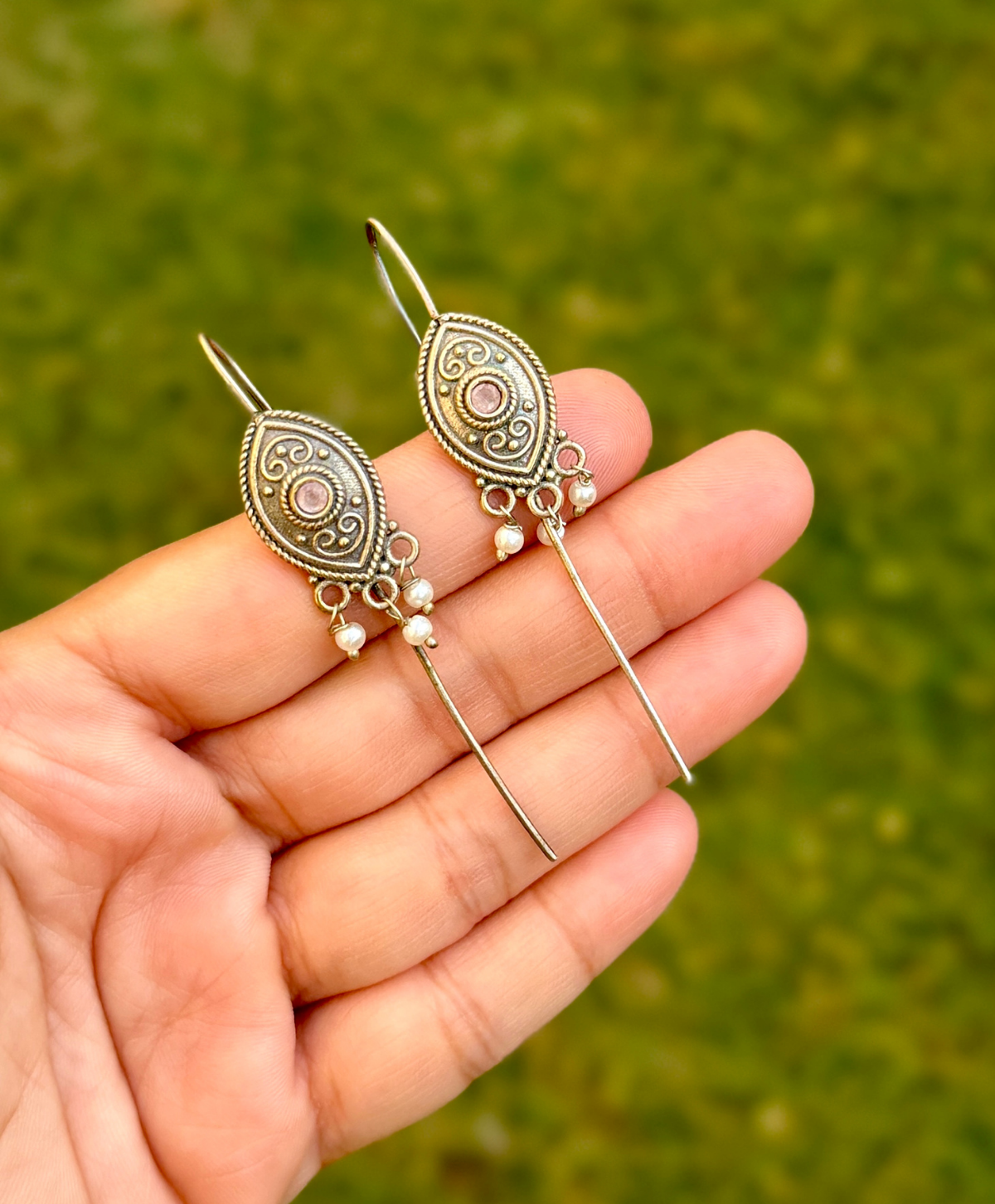German Silver Needle Earcuffs - AGE017