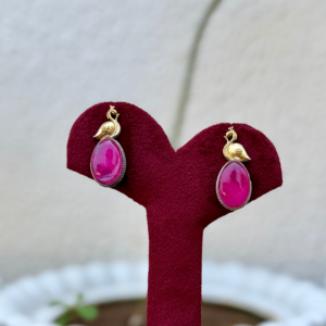 Mini Peacock Earrings - AGE024