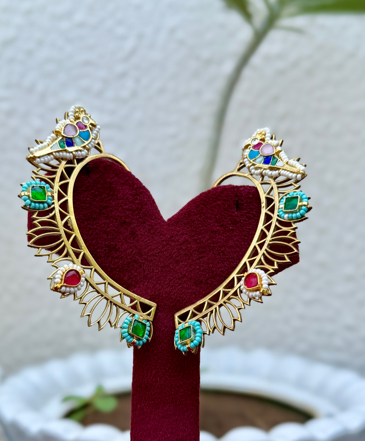 German Silver Golden Fusion Kaanphool for Women