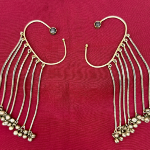 German Silver Ghungroo Earcuffs - AGE052