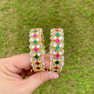Pachi Kundan Kadas for Women