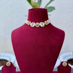 Rangoli Kundan Choker - AKN001