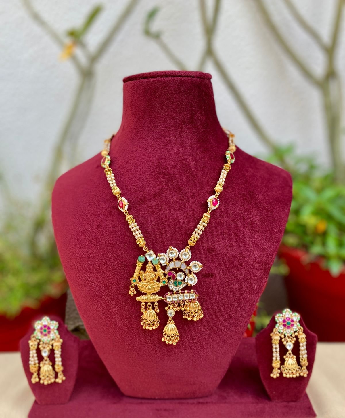 Kundan Lakshmi Haar for Women