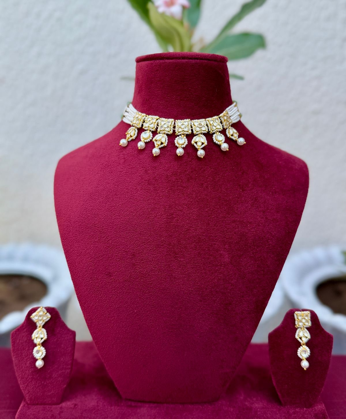 Pachi Kundan Necklace for Women
