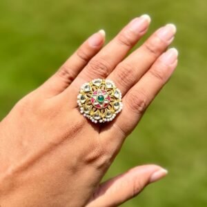 Pachi Kundan Ring - AKR002