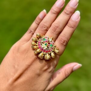Pachi Kundan Ring - AKR003