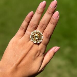 Pachi Kundan Ring - AKR015