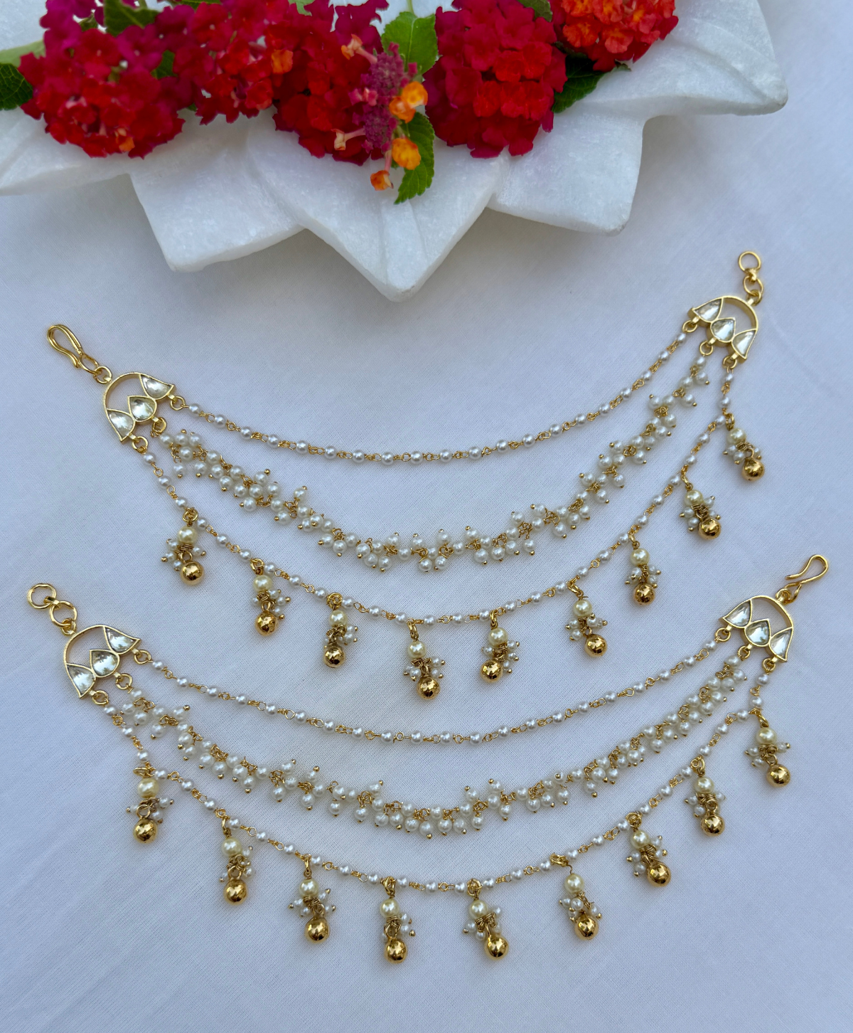 Pachi Kundan Kaanser for Women