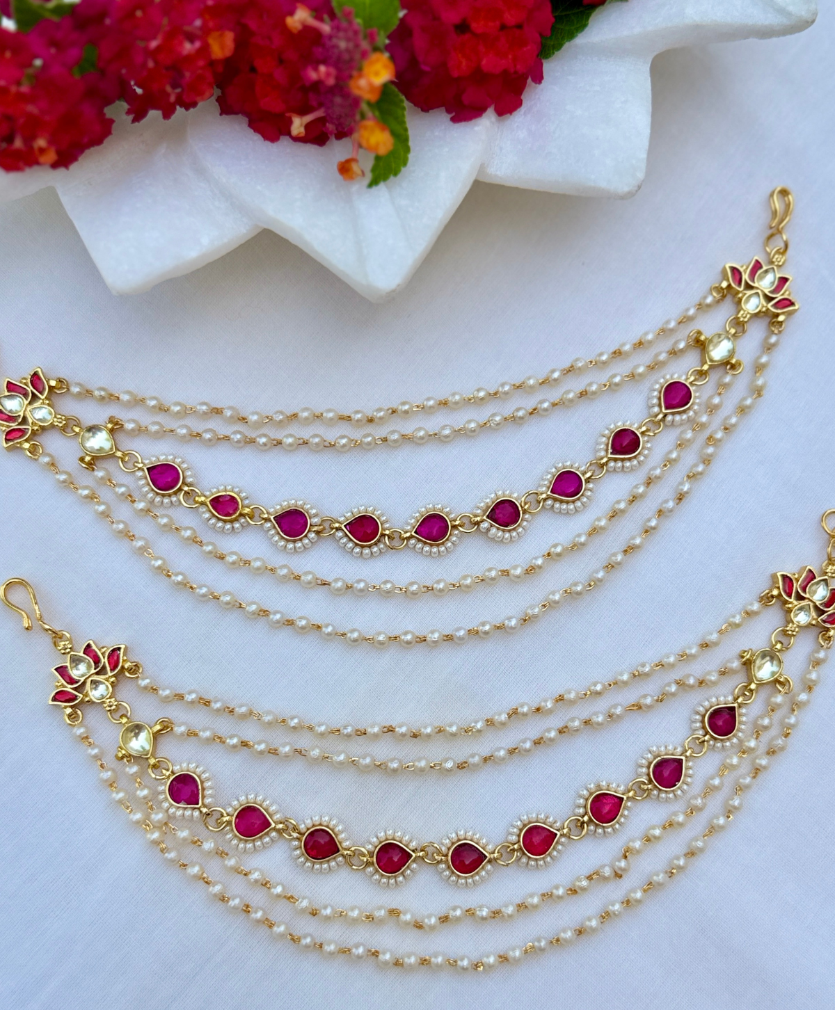 Pachi Kundan Kaanser for Women
