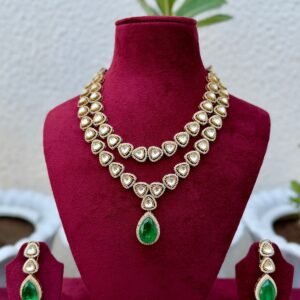 Moissanite Double Layered Necklace - APN001