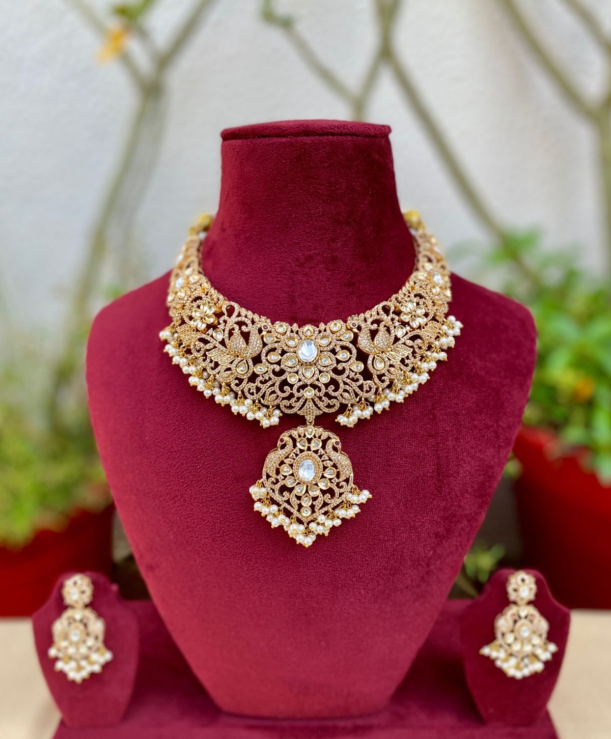 Polki Kundan Necklace for Women