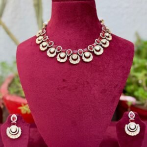 Chand Polki Kundan Necklace - APN018