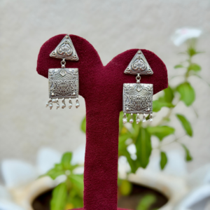 German Silver Earrings - AGE075