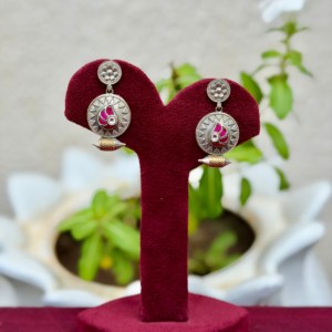 Rani Kundan Dualtone Earrings