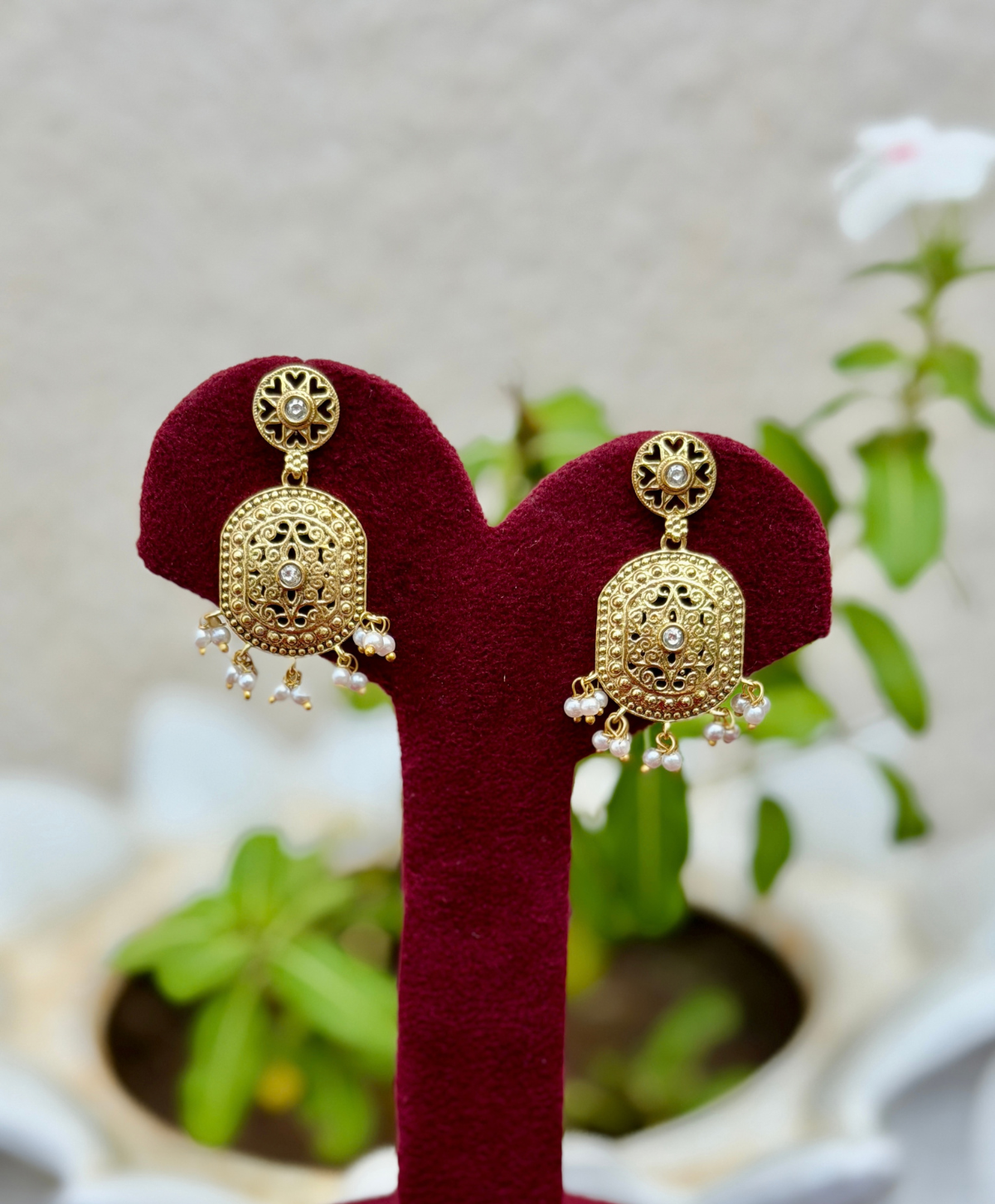 Gold Tone Earrings