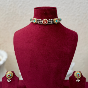 German Silver Fusion Choker - AGN020