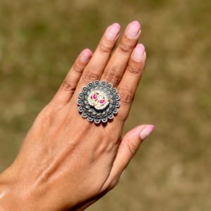 Silver Look A Like Fusion Ring - AGR016
