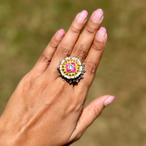 Silver Look A Like Fusion Ring - AGR017