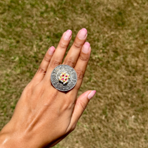 Silver Look A Like Fusion Ring- AGR020