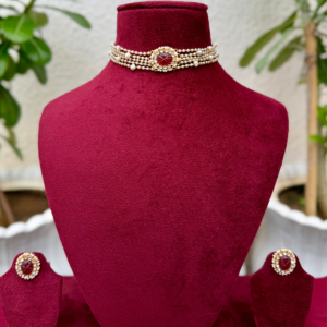 Delicate Pearl Choker - AKN054