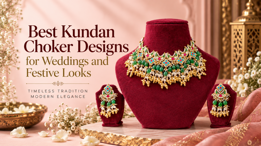 Best Kundan Choker Designs for Weddings & Festive Looks