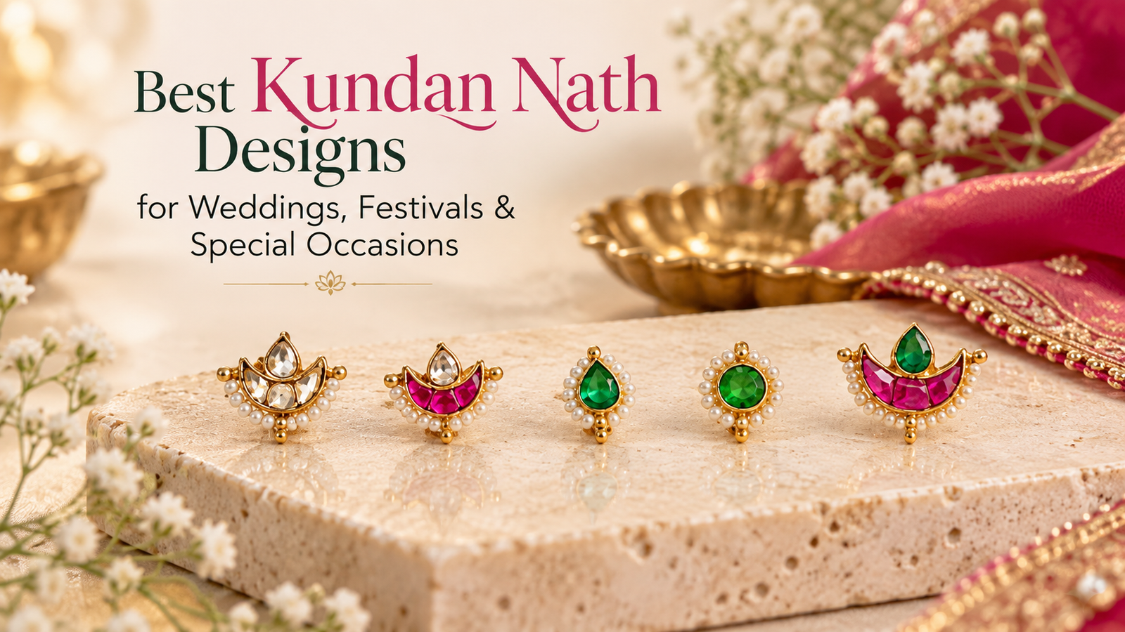 Kundan Nath design for women